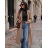 Zeagoo Womens Turtleneck Sweater Long Sleeve Tops Basic Fall Clothes(A1-black Contrast Stripe)