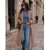 Zeagoo Womens Turtleneck Sweater Long Sleeve Tops Basic Fall Clothes(Dusty Blue)