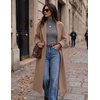 Zeagoo Womens Turtleneck Sweater Long Sleeve Tops Basic Fall Clothes(Grey)