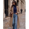 Zeagoo Womens Turtleneck Sweater Long Sleeve Tops Basic Fall Clothes(Navy Blue)