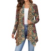 Zeagoo Lightweight Cardigan for Women Long Sleeve Open Front Cardigans(A Multicolor-mz721)