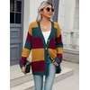 Zeagoo Cardigan Sweaters for Women Long Sleeve Fall Clothes Button Down Top(Colorblock 500)