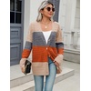 Zeagoo Cardigan Sweaters for Women Long Sleeve Fall Clothes Button Down Top(Colorblock 965)