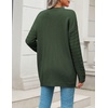 Zeagoo Cardigan Sweaters for Women Long Sleeve Fall Clothes Button Down Top(Green)