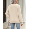 Zeagoo Sweaters for Women 2026 Loose Fit Chunky Knit Casual Fall Outfits(03 Beige)