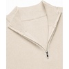 Zeagoo Womens Fall Long Sleeve Quarter Zip Sweaters Knit Pullover Tops(Beige)