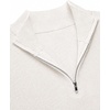 Zeagoo Womens Fall Long Sleeve Quarter Zip Sweaters Knit Pullover Tops(White)