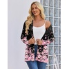 Zeagoo Women’s Lightweight Cardigan Open Front Long Sleeve Casual Cardigans(A-sf31)