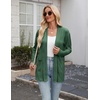 Zeagoo Women’s Lightweight Cardigan Open Front Long Sleeve Casual Cardigans(Green)