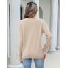 Zeagoo Womens Sweaters Turtleneck Long Sleeve Tops Lightweight Fall Clothes(Beige)