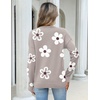 Zeagoo Womens Sweaters Turtleneck Long Sleeve Tops Lightweight Fall Clothes(Flower175)