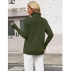 Zeagoo Women’s Turtleneck Sweater Fall Winter Casual Knit Pullover Tops(Army Green)