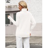 Zeagoo Women’s Turtleneck Sweater Fall Winter Casual Knit Pullover Tops(White)