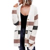 Zeagoo Cardigan Sweaters for Women Long Sleeve Fall Clothes Button Down Top(Colorblock 643)