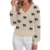 Bow-black Khaki