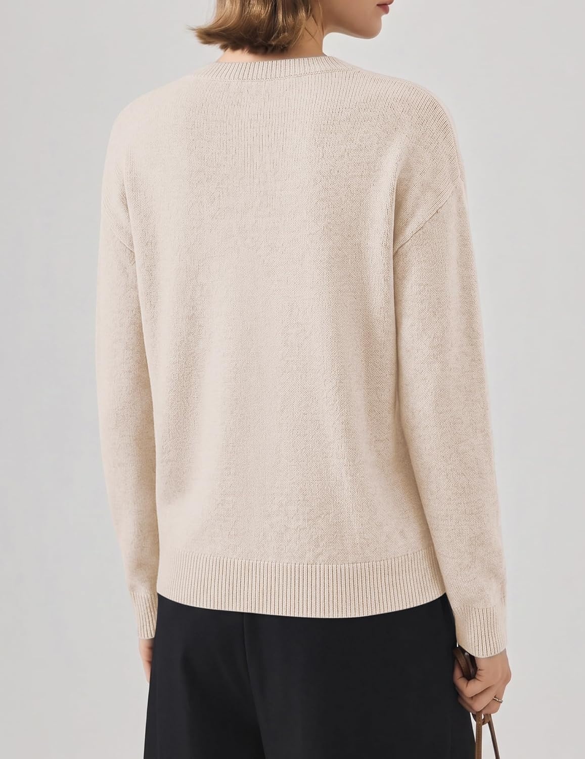 image:imageZeagoo Wool Blend Cardigan Sweaters for Women 2026 Casual Fall OutfitsBeige