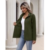 Zeagoo Fleece Jackets for Women Fall Clothe Button Winter Coat with Pockets(Army Green)