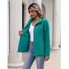 Zeagoo Fleece Jackets for Women Fall Clothe Button Winter Coat with Pockets(Turquoise)