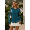 Zeagoo Long Sleeve Shirts for Women Lace Top Button Up Blouse Dressy Casual(Lake Blue)