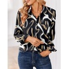 Zeagoo Women Blouses Chiffon Long Sleeve Button Down Shirts Business Tops(Multicolor 312)