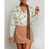 Zeagoo Women Satin Silk Blouses V Neck Long Sleeve Button Down Shirts Tops(Dh1018)