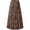 Zeagoo Women’s Chiffon Elastic High Waist Pleated Maxi Skirt with Pockets(04-mz721)