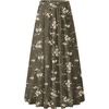 Zeagoo Women’s Chiffon Elastic High Waist Pleated Maxi Skirt with Pockets(Bf387)