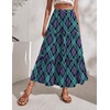 Zeagoo Women’s Chiffon Elastic High Waist Pleated Maxi Skirt with Pockets(Gw563)