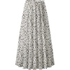 Zeagoo Women’s Chiffon Elastic High Waist Pleated Maxi Skirt with Pockets(Xh583)