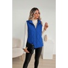 Zeagoo Womens Puffer Vest Lightweight Quilted Coat Sleeveless Jackets(Blue)