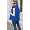 Zeagoo Womens Puffer Vest Lightweight Quilted Coat Sleeveless Jackets(Blue)