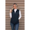 Zeagoo Womens Puffer Vest Lightweight Quilted Coat Sleeveless Jackets(Navy)