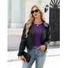 Zeagoo Tank Tops for Women Thermal Underwear Fall Cute Sleeveless Shirts(Purple)