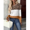Zeagoo Womens Sweaters Long Sleeve Crew Neck Ribbed Knit Tops Fall Clothes(Jh669)
