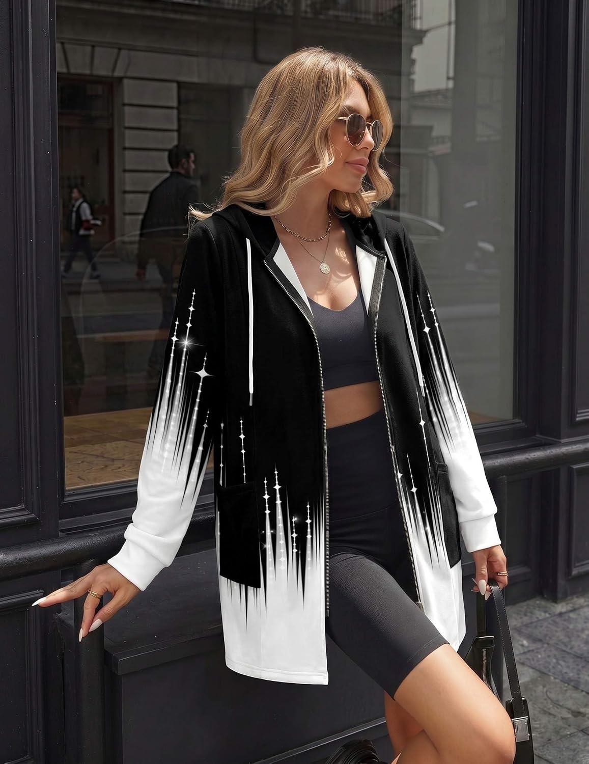 image:imageZeagoo Hoodies for Women Fall Zip up Jacket with Pocket 2026 S3XLJb223