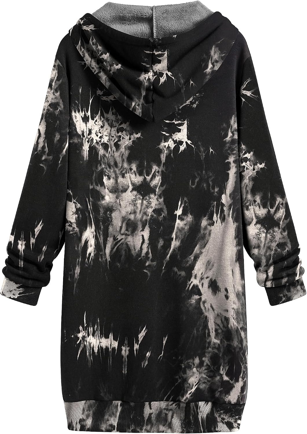 image:imageZeagoo Womens Zip Up Hoodies Long Tunic Sweatshirts Oversized Fleece Casual Long Sleeve 2026 Fall Hoodie Jacket CoatPat1