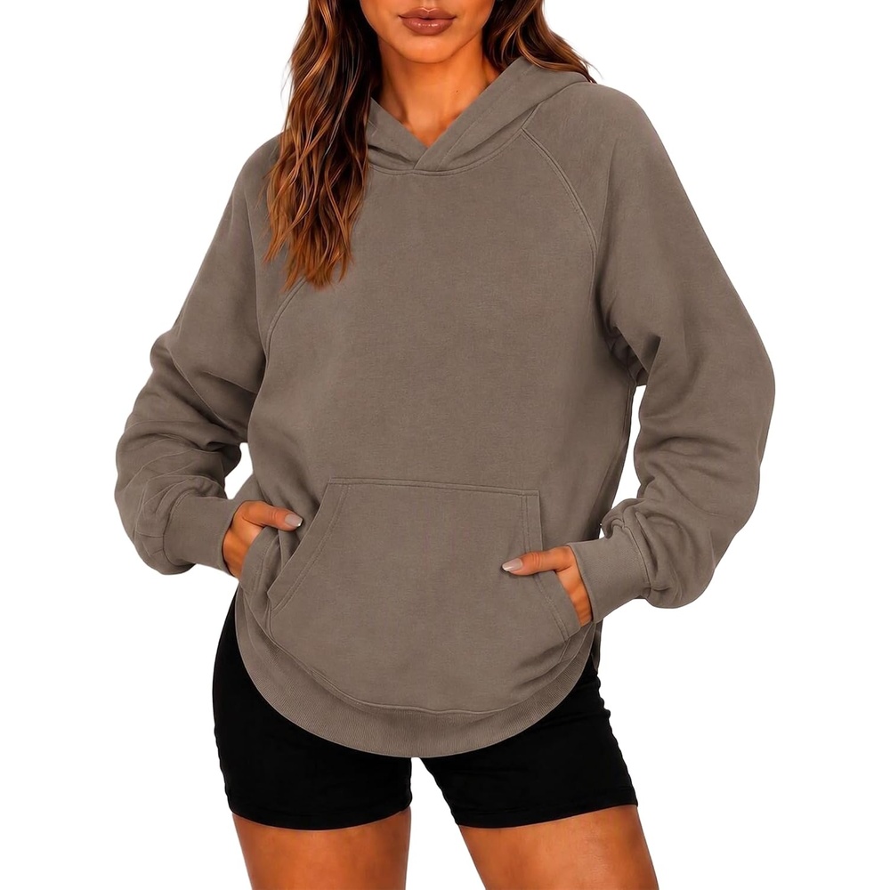 image:imageZeagoo Womens Oversized Hoodies Pullover Fleece Hooded Sweatshirt TrendyGrey
