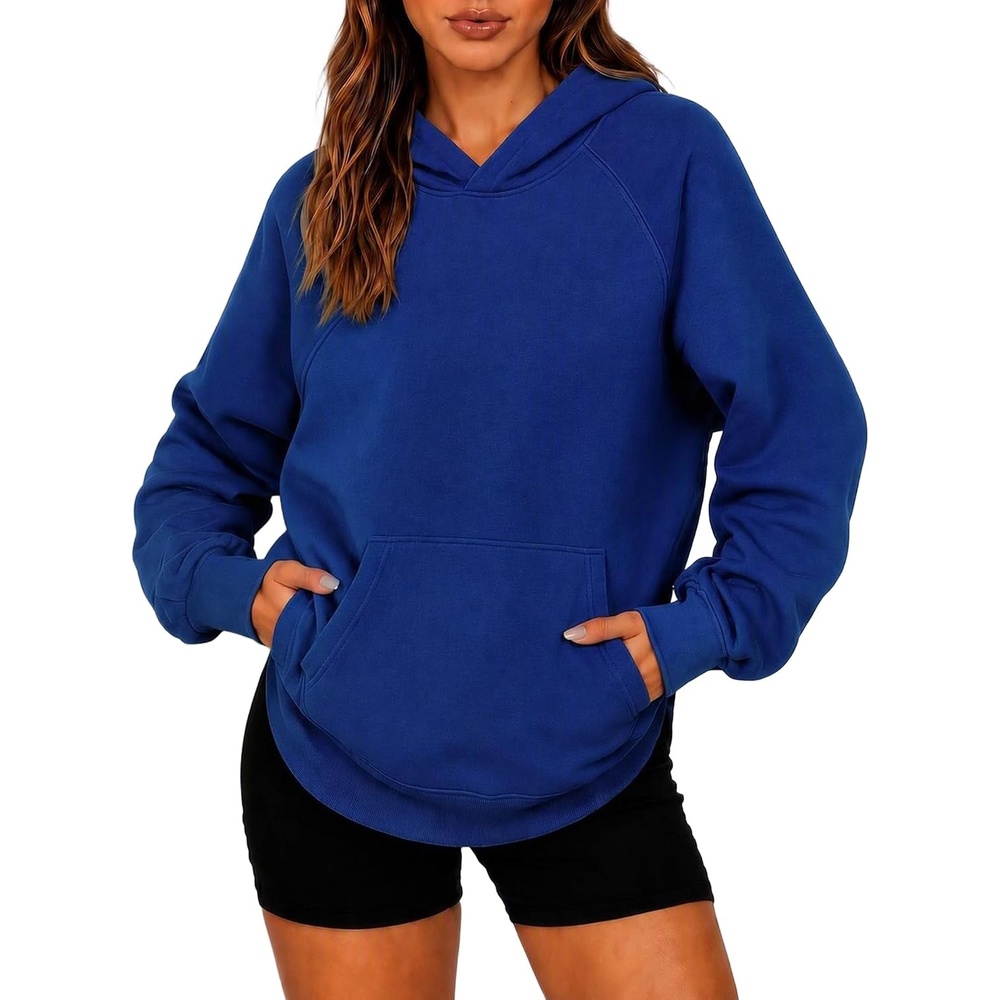 image:imageZeagoo Womens Oversized Hoodies Pullover Fleece Hooded Sweatshirt TrendyNavy