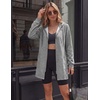 Zeagoo Hoodies for Women Fall Zip up Jacket with Pocket 2026 S-3XL(Light Grey)