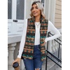 Zeagoo Vest For Women Sleeveless Sherpa Fleece Jackets Zip Up Fall Coats(Multicolor 547)