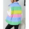 Zeagoo Women Puffer Vest Lightweight Stand Collar Sleeveless Winter Warm Zip Up Padded Outerwear Jackets with Pockets S-XXL(Blue Yellow Pink)