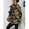 Zeagoo Women Puffer Vest Lightweight Stand Collar Sleeveless Winter Warm Zip Up Padded Outerwear Jackets with Pockets S-XXL(Camouflage)