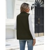Zeagoo Womens Outerwear Vests With Pockets Zipper Sleeveless Fleece Jackets(Army Green)