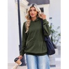 Zeagoo Womens Oversized Hoodies Pullover Fleece Hooded Sweatshirt Trendy(Army Green)