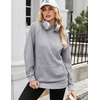 Zeagoo Womens Oversized Hoodies Pullover Fleece Hooded Sweatshirt Trendy(Light Grey)