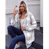 Zeagoo Women’s Zip Up Hoodies Long Sleeve Long Tunic Sweatshirts Oversized(Gw520)