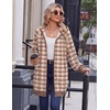 Zeagoo Women’s Zip Up Hoodies Long Sleeve Long Tunic Sweatshirts Oversized(Gw521)