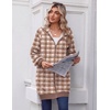 Zeagoo Women’s Zip Up Hoodies Long Sleeve Long Tunic Sweatshirts Oversized(Gw521)
