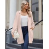 Zeagoo Women’s Zip Up Hoodies Long Sleeve Long Tunic Sweatshirts Oversized(Oatmeal)
