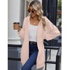 Zeagoo Women’s Zip Up Hoodies Long Sleeve Long Tunic Sweatshirts Oversized(Oatmeal)